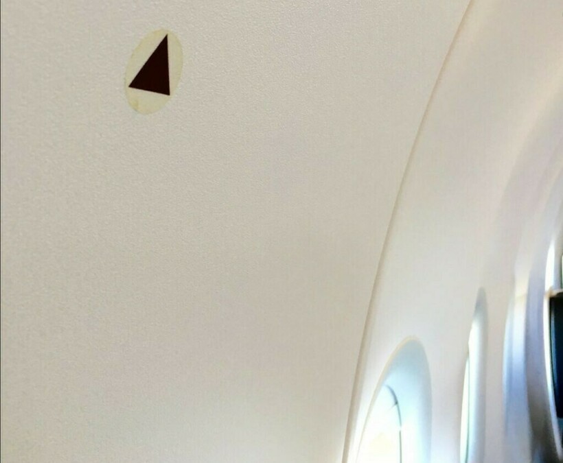 Треугольник в самолете. Фото: havayolu101.com